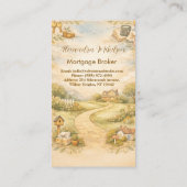 Mortgage Broker Professional Branding Visitekaartje (Achterkant)