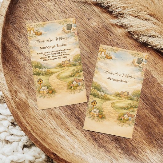 Mortgage Broker Professional Branding Visitekaartje