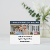 Mortgage Protection Postcard for Insurance Agents Feestdagenkaart (Staand voorkant)