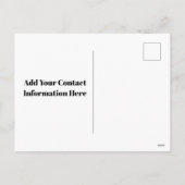 Mortgage Protection Postcard for Insurance Agents Feestdagenkaart (Achterkant)