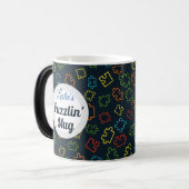 MORTHERENDE leuke Mok "(naam) Puzzlin "", (Voorkant links)