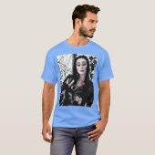 Morticia Addams Horror family retro retro funny T-shirt (Voorkant volledig)