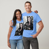 Morticia Addams Horror family retro retro funny T-shirt (Unisex)