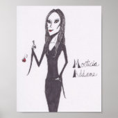 Morticia Addams Poster (Voorkant)