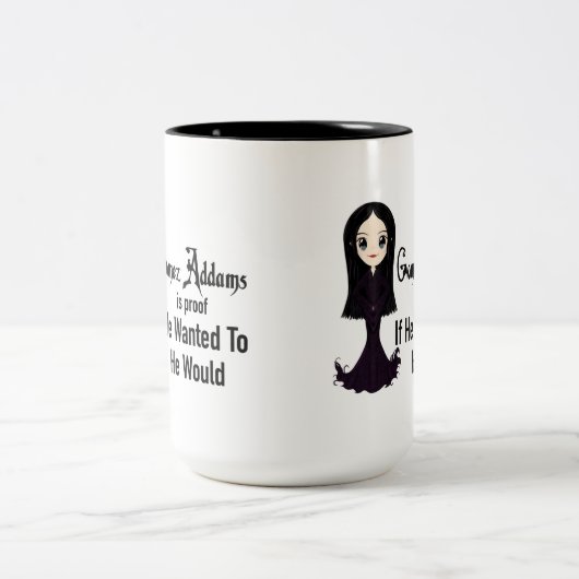 Morticia als hij wil Mokken (Center)