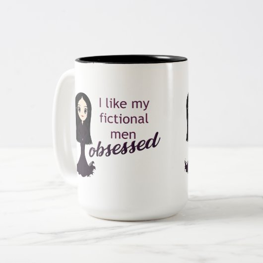 Morticia geobsedeerde Mok (Voorkant links)