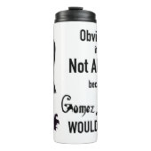 Morticia Niet alle Mannen Thermosbeker (Voorkant)