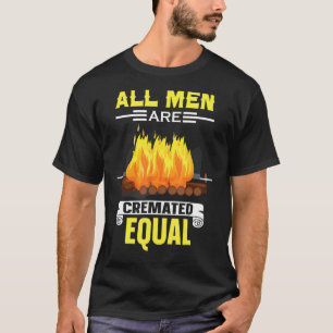 Morticiaanse begrafenisondernemer Alle Mannen zijn T-shirt