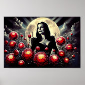 Morticias Garden poster print (Voorkant)