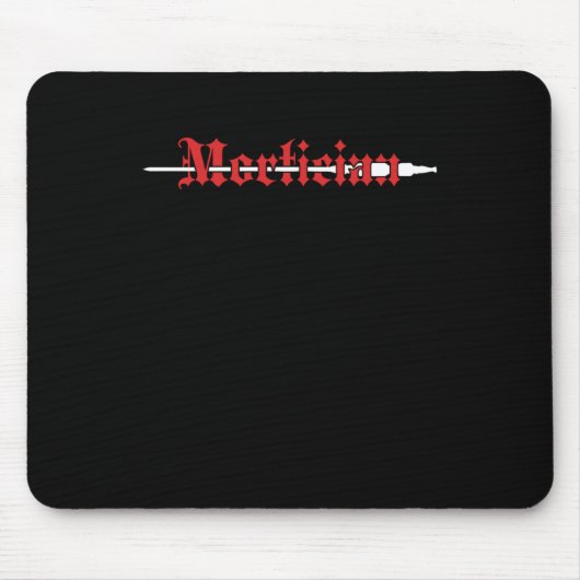 Morticien Funeral Director Grave Casket Death Gift Muismat (Voorkant)