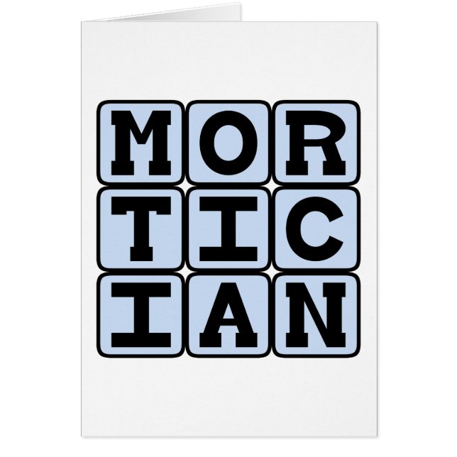 Morticius, Funeral Director (Voorkant)