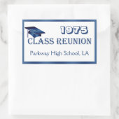 Mortier, klasse reünie blauw, wit elk jaar Sticker (Tas)