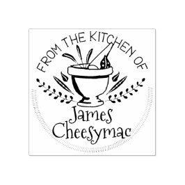 Mortier stamper kruiden culinair uit de keuken van rubberstempel