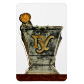 Mortier & Strepel Top  Apotheek Sign Foto Magneet (Verticaal)