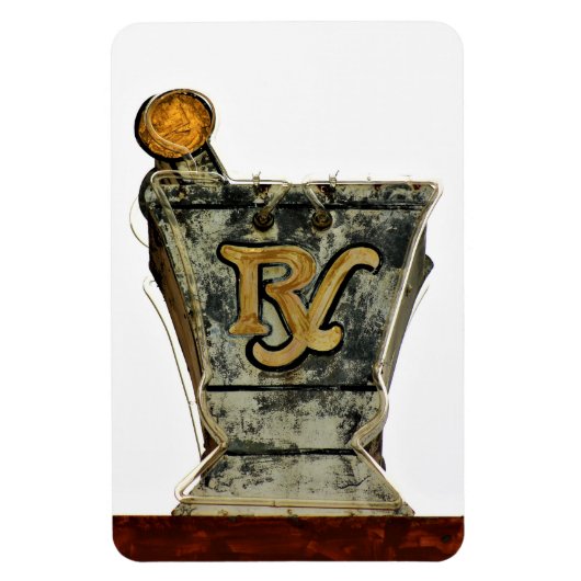 Mortier & Strepel Top  Apotheek Sign Foto Magneet (Verticaal)