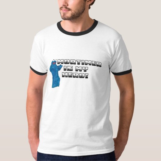 Mortimer is mijn Hero. T-shirt (Voorkant)