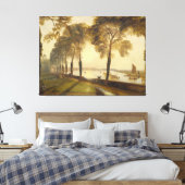 Mortlake Terrace Canvas Afdruk (Insitu (Slaapkamer))