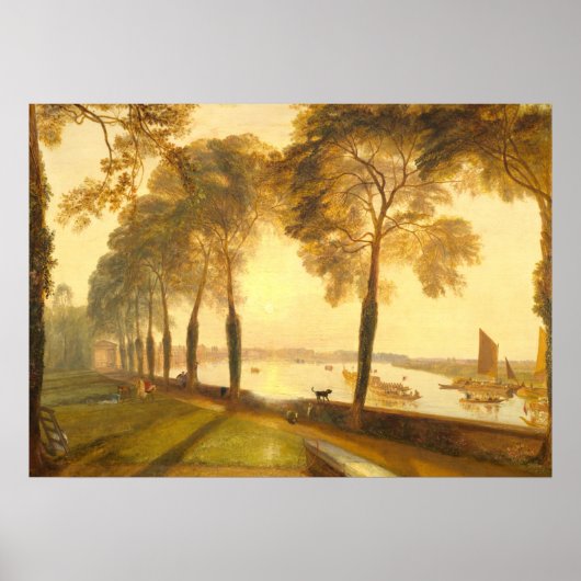 Mortlake Terrace - William Turner Fine Art Poster (Voorkant)