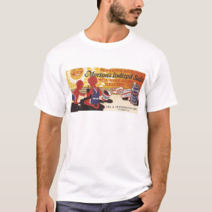 Morton Iodized Salt Ad uit een winkel in Washingto T-shirt