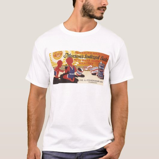 Morton Iodized Salt Ad uit een winkel in Washingto T-shirt (Voorkant)