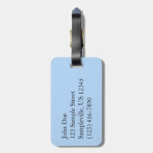 Morton Overlook at Great Smoky Mountains Bagagelabel (Achterkant verticaal)