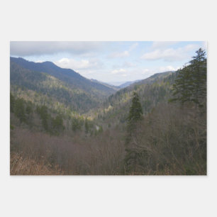 Morton Overlook at Great Smoky Mountains Inpakpapier Vel