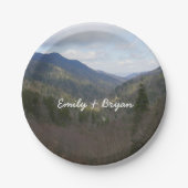 Morton Overlook at Great Smoky Mountains Papieren Bordje (Voorkant)