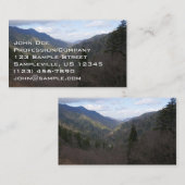 Morton Overlook at Great Smoky Mountains Visitekaartje (Voorkant / Achterkant)