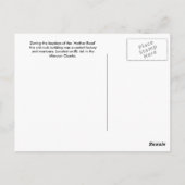 Mortuary and Casket Factory op Route 66 Briefkaart (Achterkant)