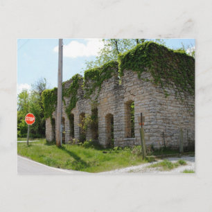 Mortuary and Casket Factory op Route 66 Briefkaart