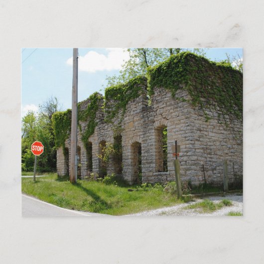 Mortuary and Casket Factory op Route 66 Briefkaart (Voorkant)