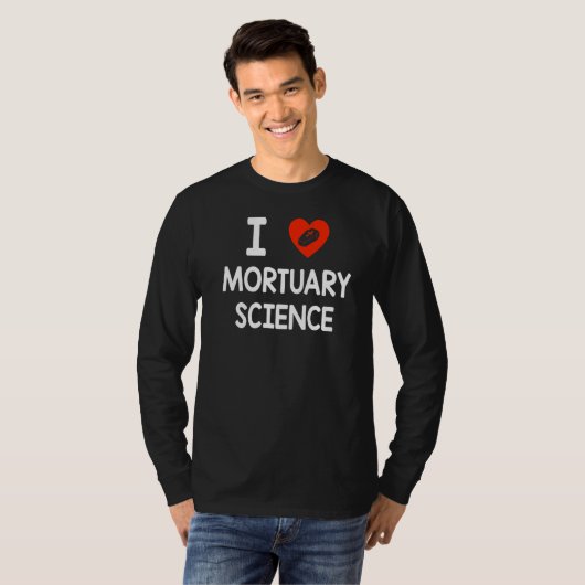 Mortuary Science Professional Embalmer Graving T-shirt (Voorkant volledig)