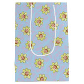 Morty Flower Pattern Medium Cadeauzakje (Achterkant)