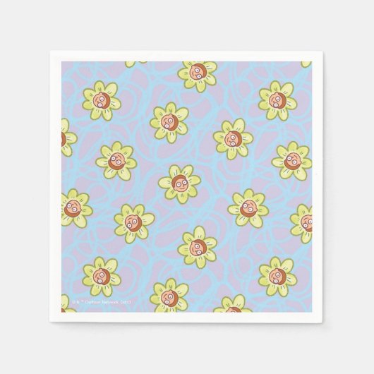 Morty Flower Pattern Servet (Voorkant)