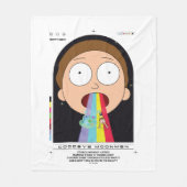 Morty Goodbye Moonmen citaat Grafisch Fleece Deken (Voorkant)