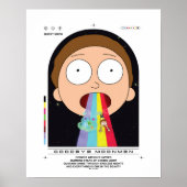 Morty Goodbye Moonmen citaat Grafisch Poster (Voorkant)