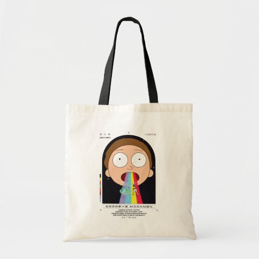 Morty Goodbye Moonmen citaat Grafisch Tote Bag (Voorkant)