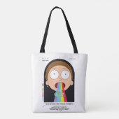 Morty Goodbye Moonmen citaat Grafisch Tote Bag (Achterkant)