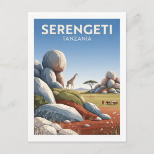 Moru Kopjes Seronera Tanzania Briefkaart