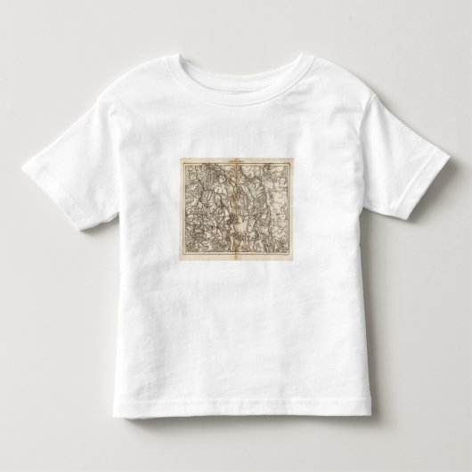 Morvan Atlas Map Kinder Shirts (Voorkant)