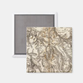 Morvan Atlas Map Magneet (Voorkant / Achterkant)