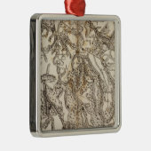 Morvan Atlas Map Metalen Ornament (Rechts)