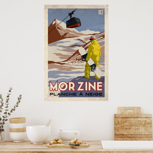 Morzine -  effect poster (Keuken)