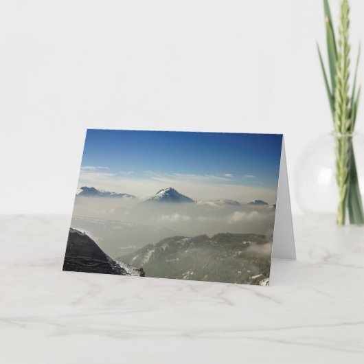 Morzine France Feestdagen Kaart (Voorkant)