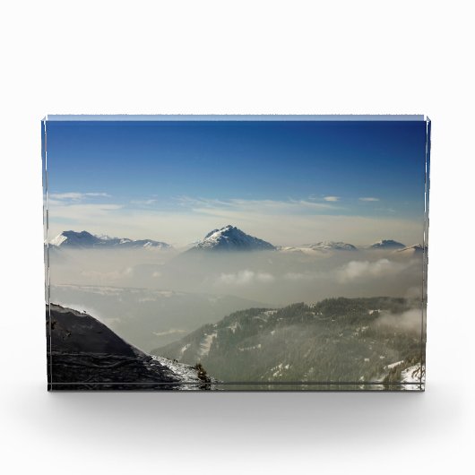 Morzine France Holiday Card Poster Fotoblokken (Voorkant)