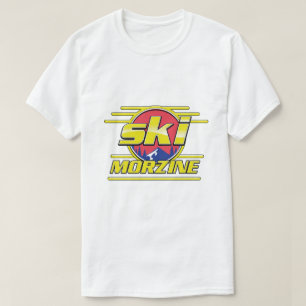 Morzine France Ski 80s logo T-shirt