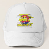 Morzine France Ski 80s logo Trucker Pet (Voorkant)