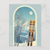 Morzine Frankrijk ski Ansichtkaart Briefkaart (Voorkant)