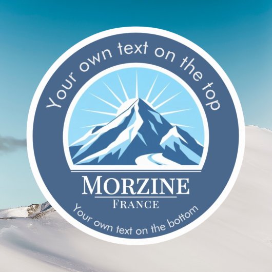 Morzine Frankrijk skigebied Sticker