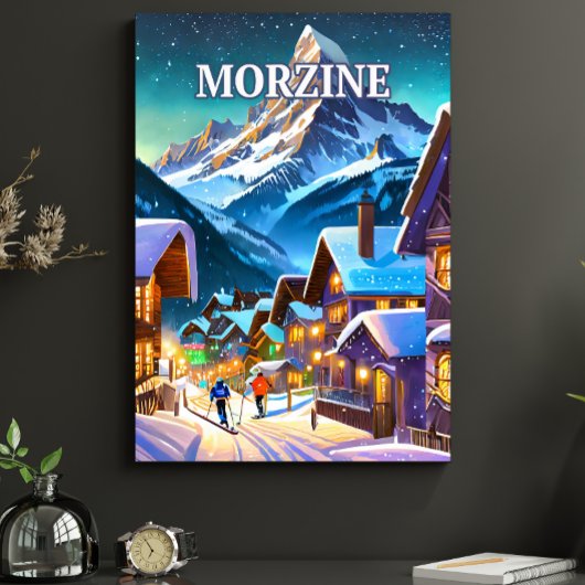 Morzine, Franse Alpen Perfect Poster